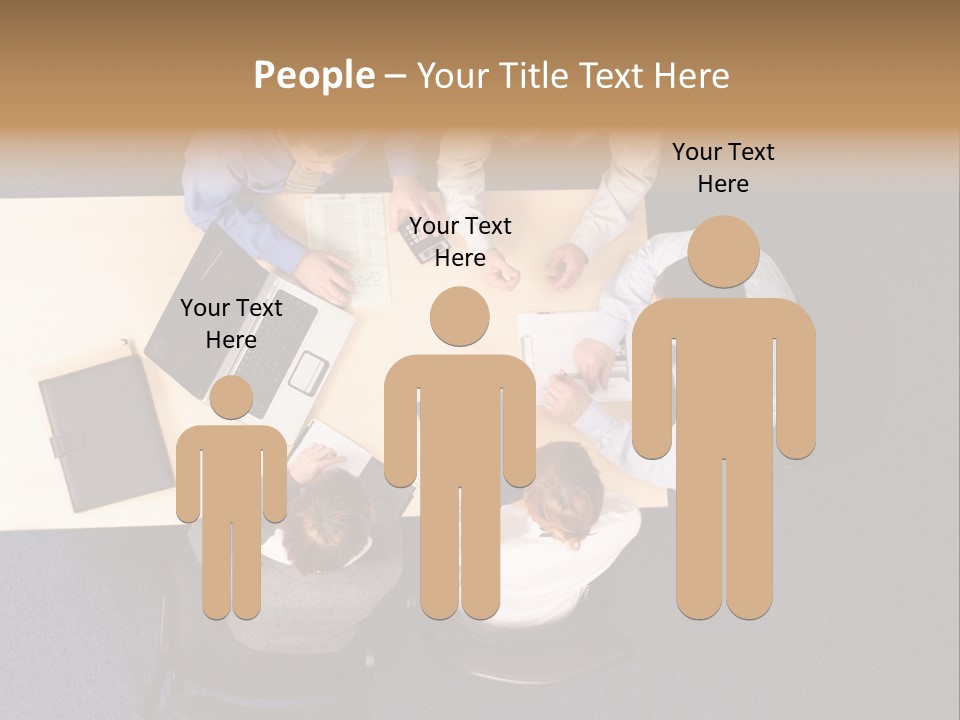 Building Strategy - Business People Meeting PowerPoint Template