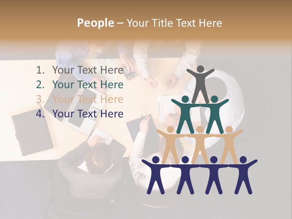 Building Strategy - Business People Meeting PowerPoint Template
