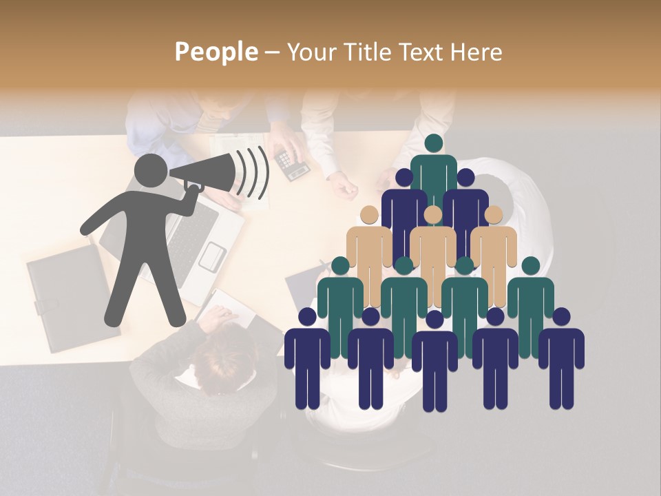 Building Strategy - Business People Meeting PowerPoint Template