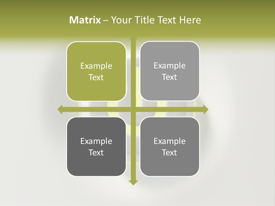A Power Button With A Green Glow On It PowerPoint Template