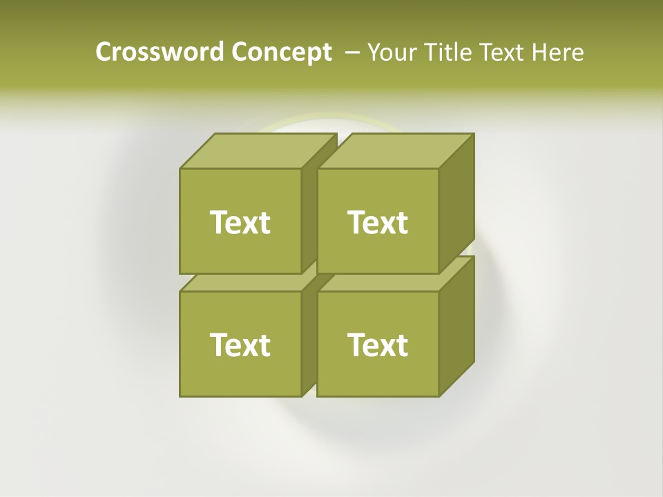 A Power Button With A Green Glow On It PowerPoint Template