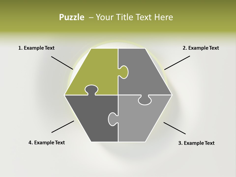 A Power Button With A Green Glow On It PowerPoint Template
