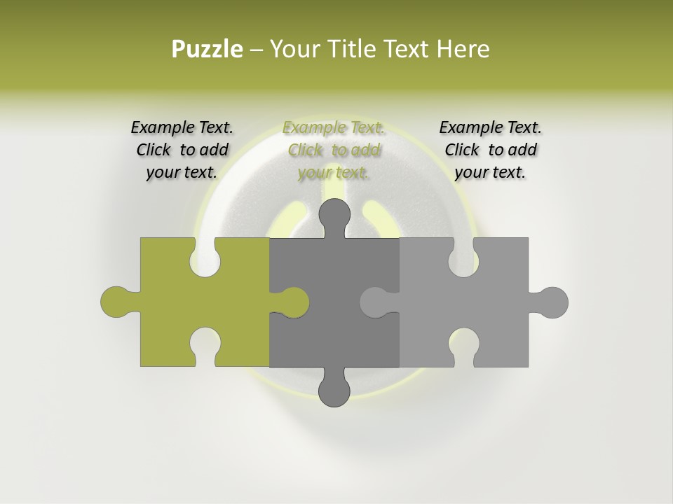 A Power Button With A Green Glow On It PowerPoint Template