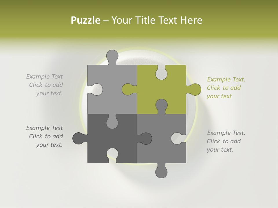 A Power Button With A Green Glow On It PowerPoint Template