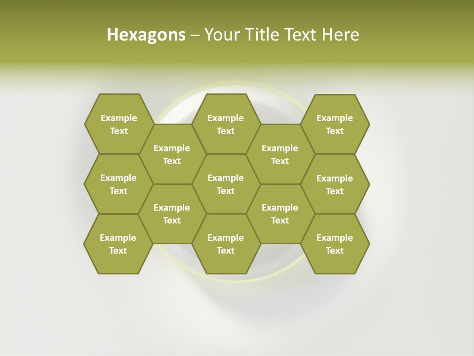 A Power Button With A Green Glow On It PowerPoint Template