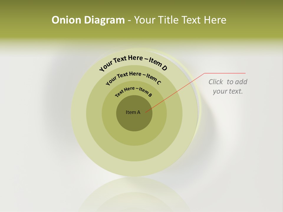 A Power Button With A Green Glow On It PowerPoint Template