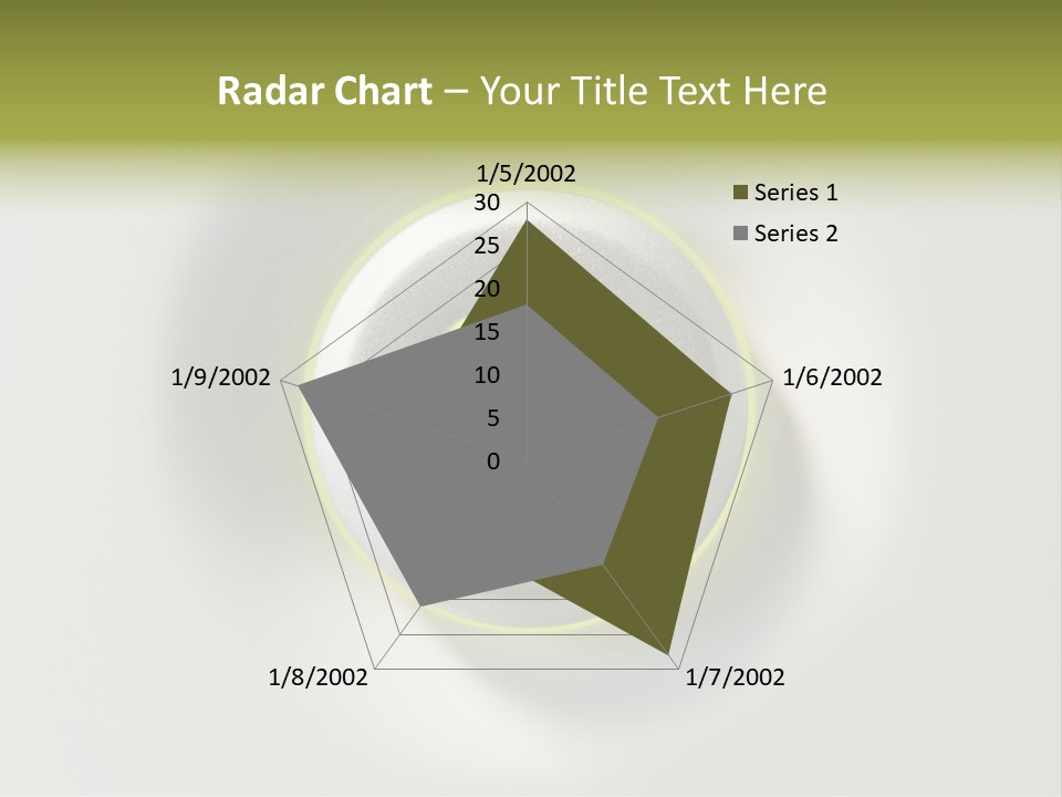 A Power Button With A Green Glow On It PowerPoint Template