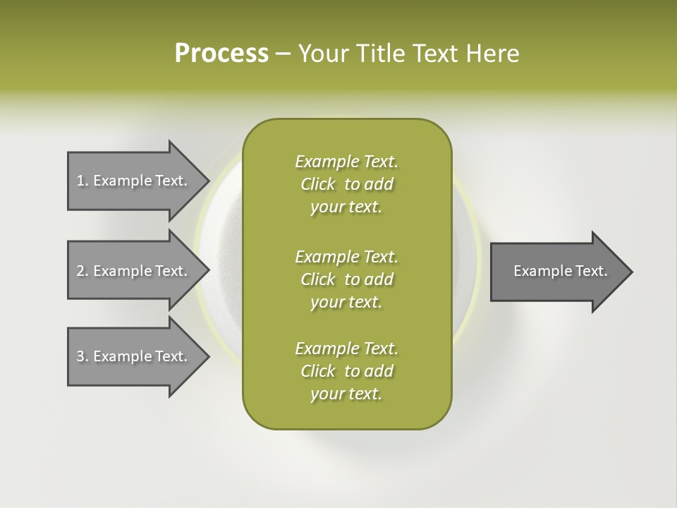 A Power Button With A Green Glow On It PowerPoint Template