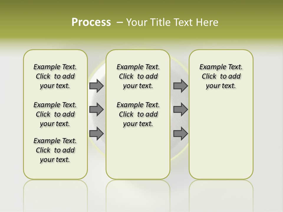 A Power Button With A Green Glow On It PowerPoint Template