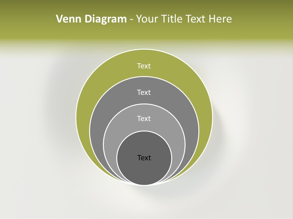 A Power Button With A Green Glow On It PowerPoint Template