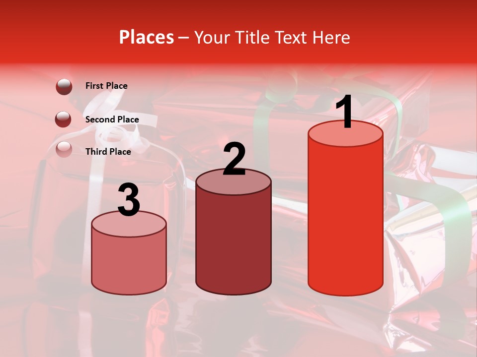 Red Gifts PowerPoint Template