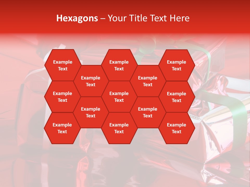 Red Gifts PowerPoint Template