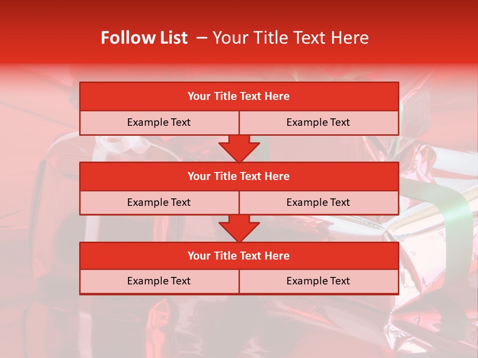 Red Gifts PowerPoint Template