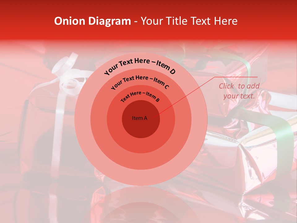 Red Gifts PowerPoint Template