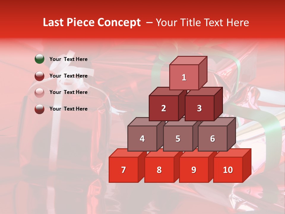 Red Gifts PowerPoint Template