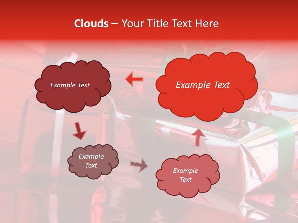Red Gifts PowerPoint Template