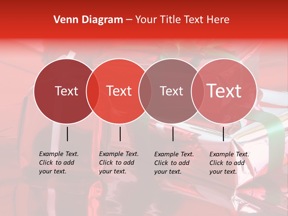 Red Gifts PowerPoint Template