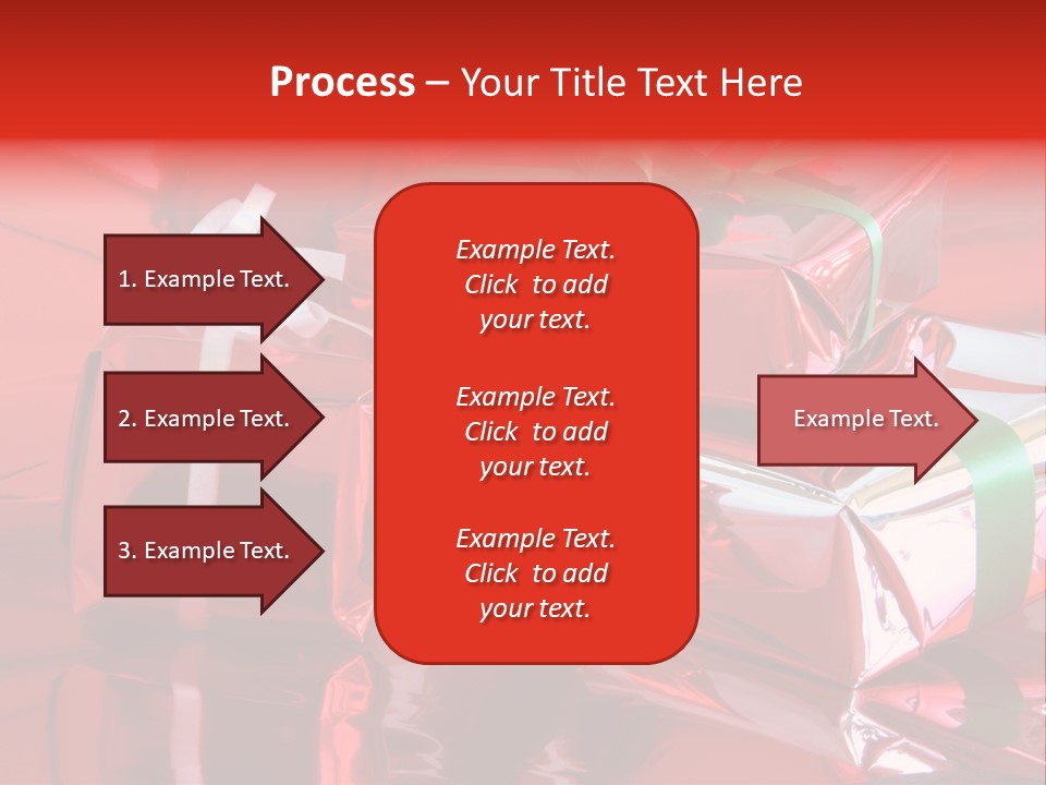 Red Gifts PowerPoint Template