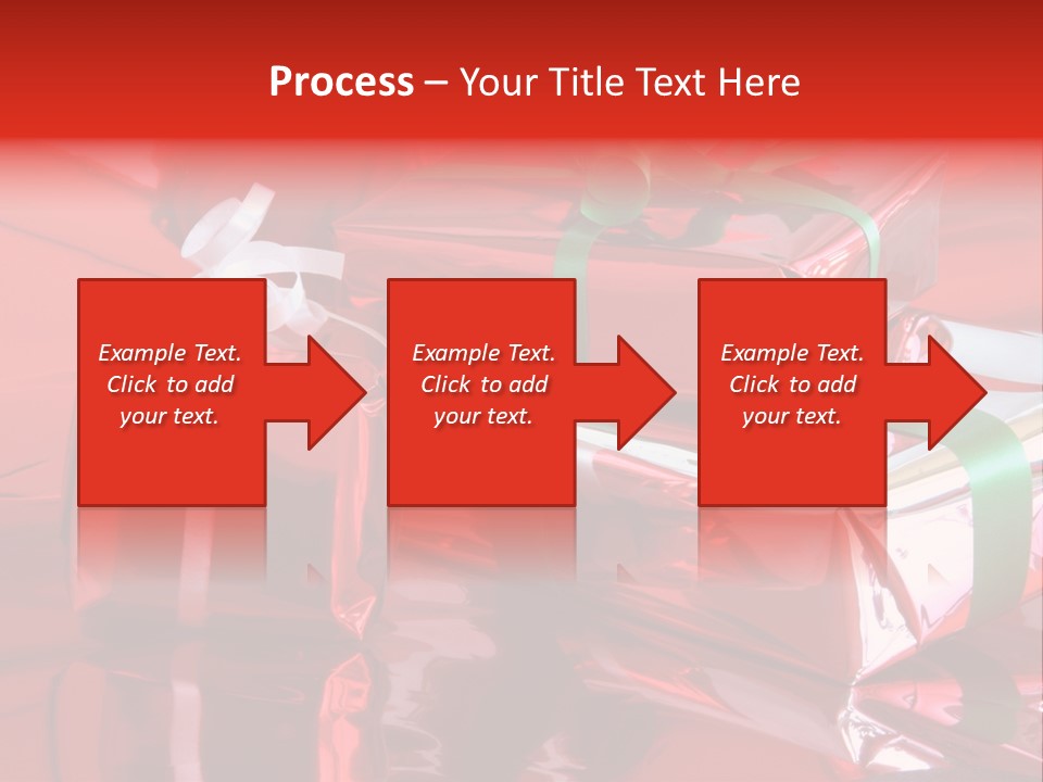 Red Gifts PowerPoint Template