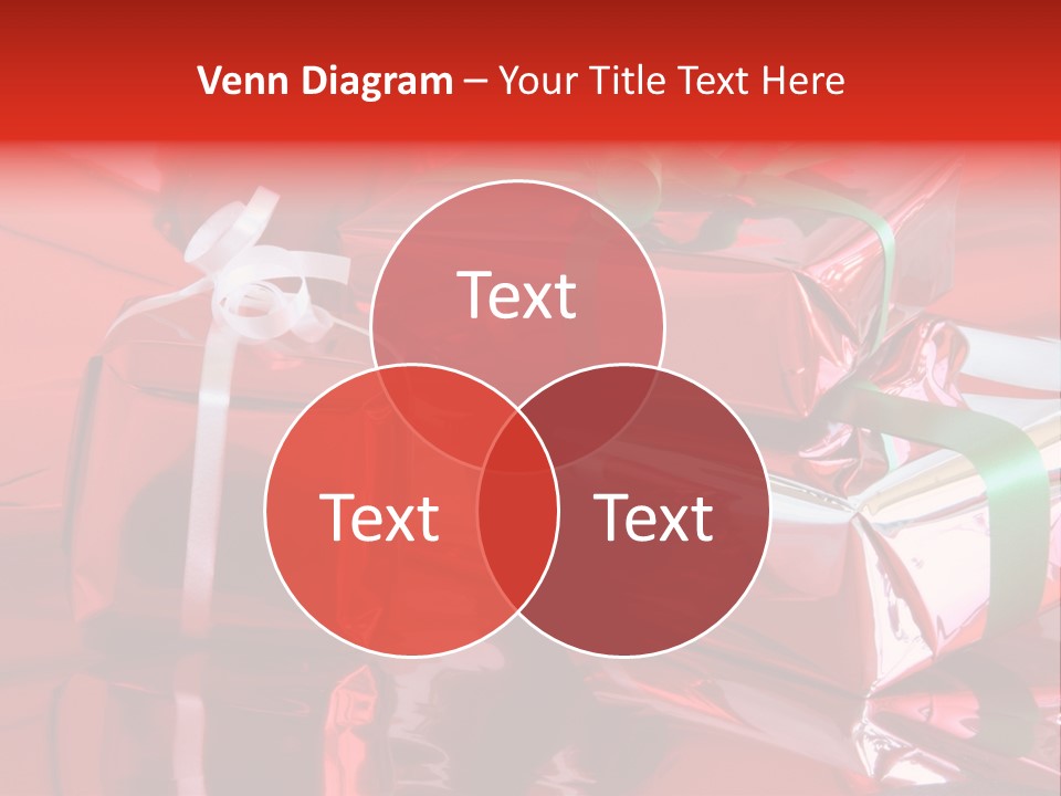 Red Gifts PowerPoint Template