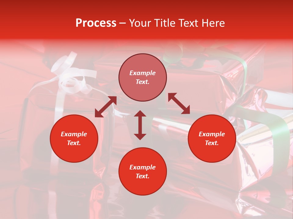 Red Gifts PowerPoint Template
