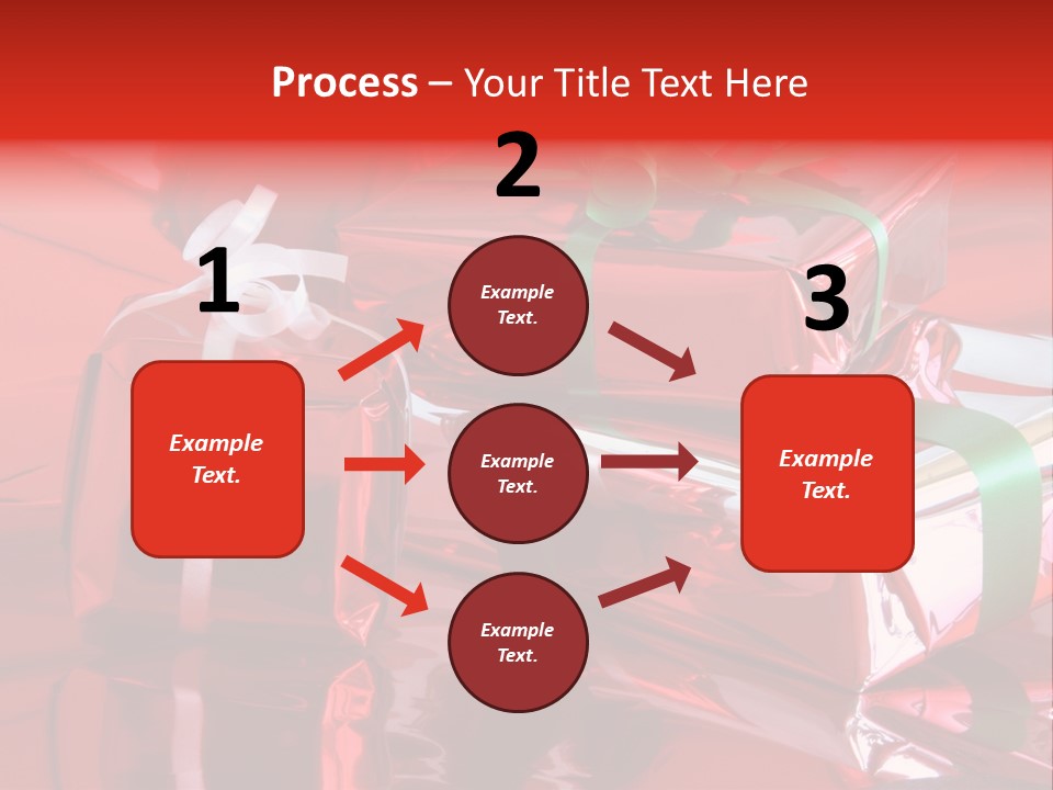 Red Gifts PowerPoint Template