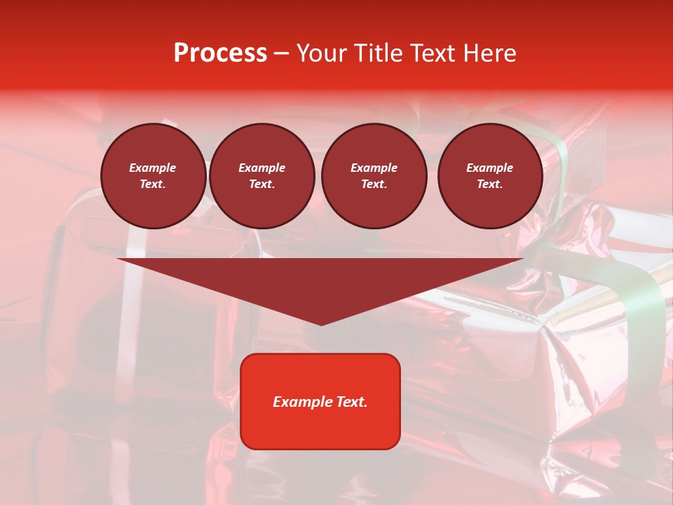 Red Gifts PowerPoint Template
