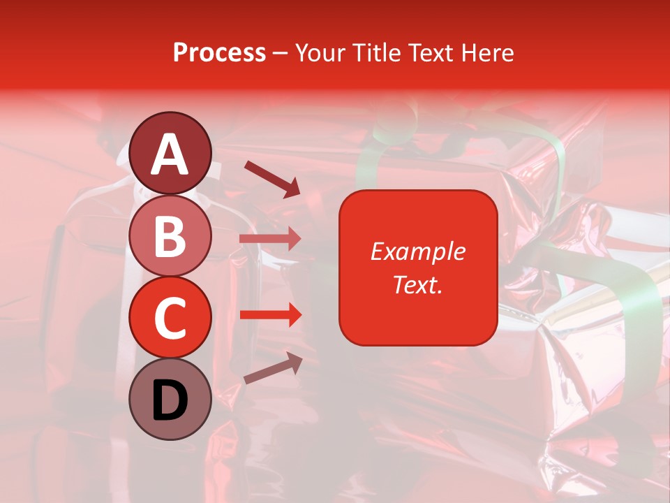 Red Gifts PowerPoint Template