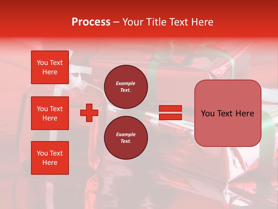 Red Gifts PowerPoint Template