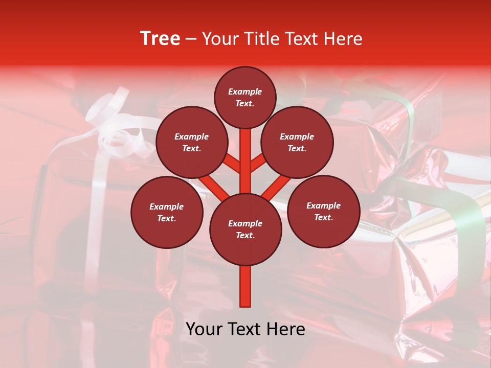 Red Gifts PowerPoint Template