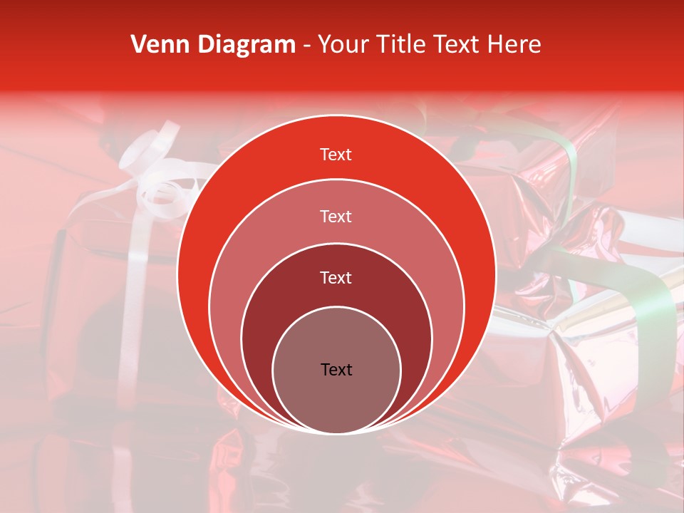 Red Gifts PowerPoint Template