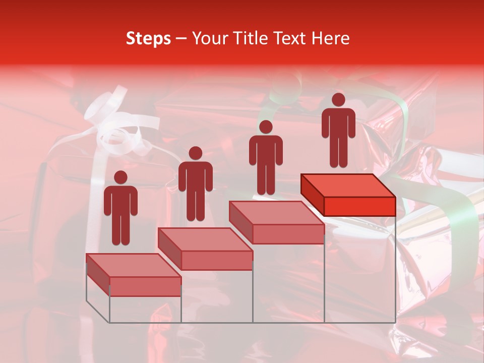 Red Gifts PowerPoint Template