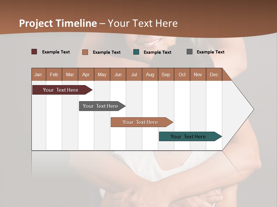 An Indian Mother With Her Two Sons PowerPoint Template