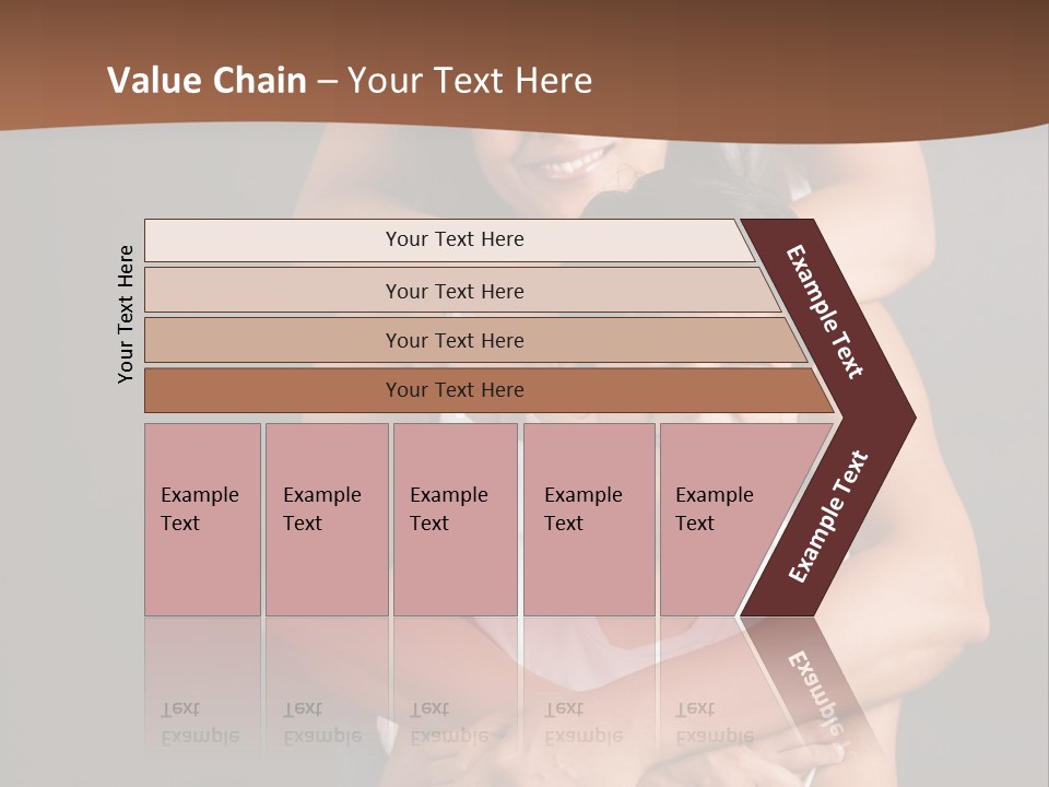 An Indian Mother With Her Two Sons PowerPoint Template