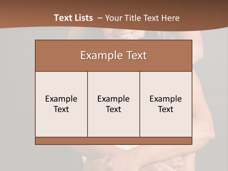 An Indian Mother With Her Two Sons PowerPoint Template