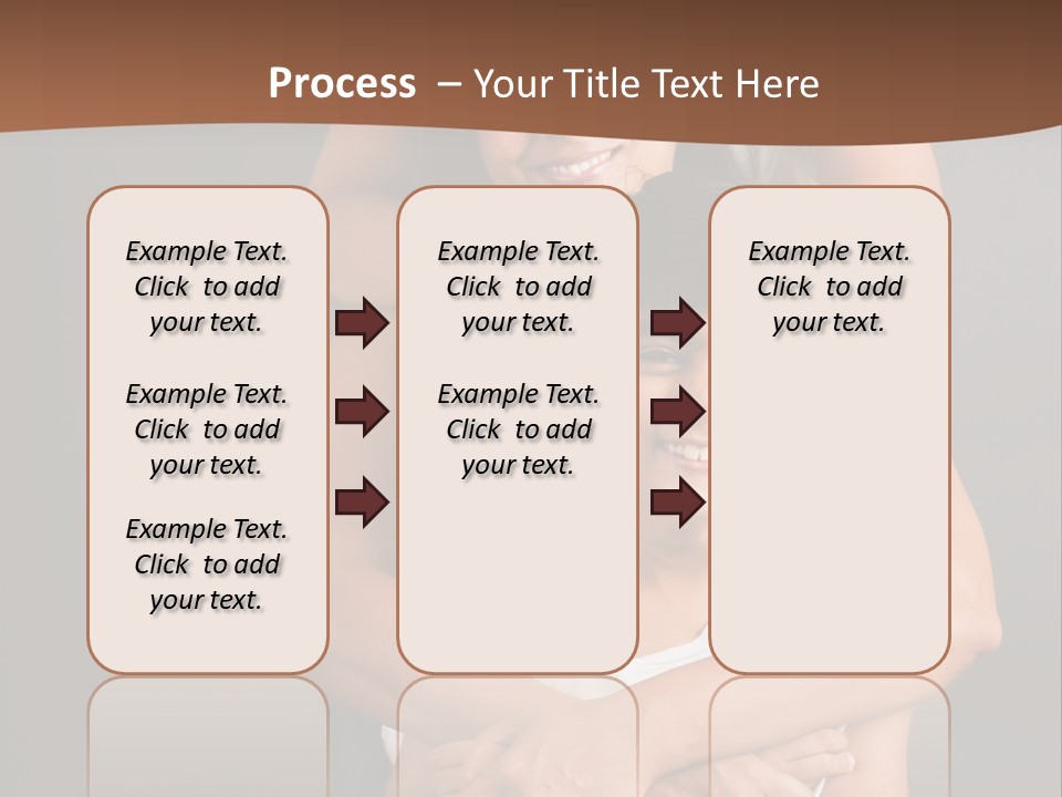 An Indian Mother With Her Two Sons PowerPoint Template