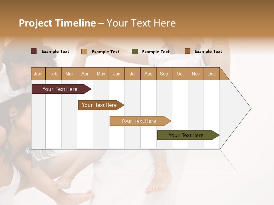 Family Lifestyle Portrait Of A Mum And Dad With Their Two Kids Having Fun PowerPoint Template