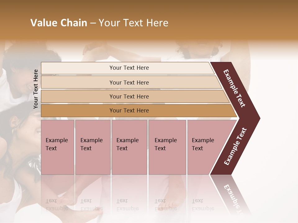 Family Lifestyle Portrait Of A Mum And Dad With Their Two Kids Having Fun PowerPoint Template