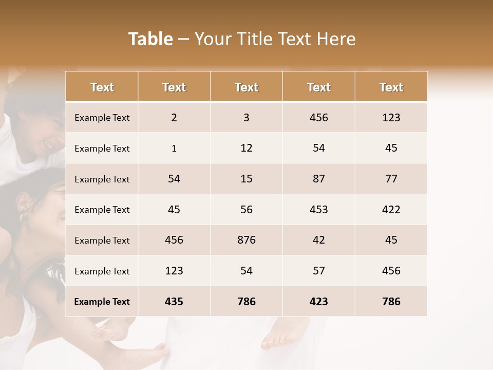 Family Lifestyle Portrait Of A Mum And Dad With Their Two Kids Having Fun PowerPoint Template