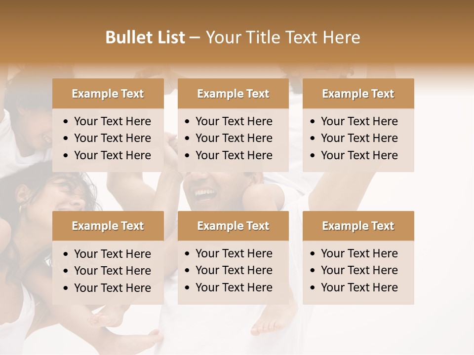 Family Lifestyle Portrait Of A Mum And Dad With Their Two Kids Having Fun PowerPoint Template