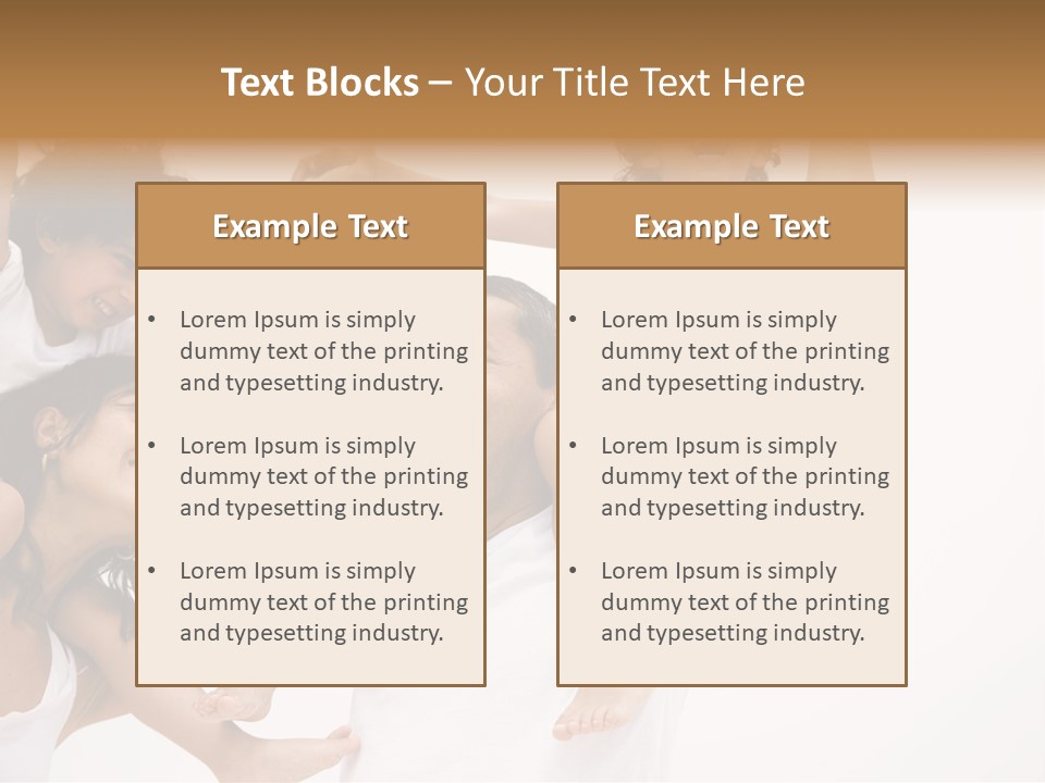 Family Lifestyle Portrait Of A Mum And Dad With Their Two Kids Having Fun PowerPoint Template