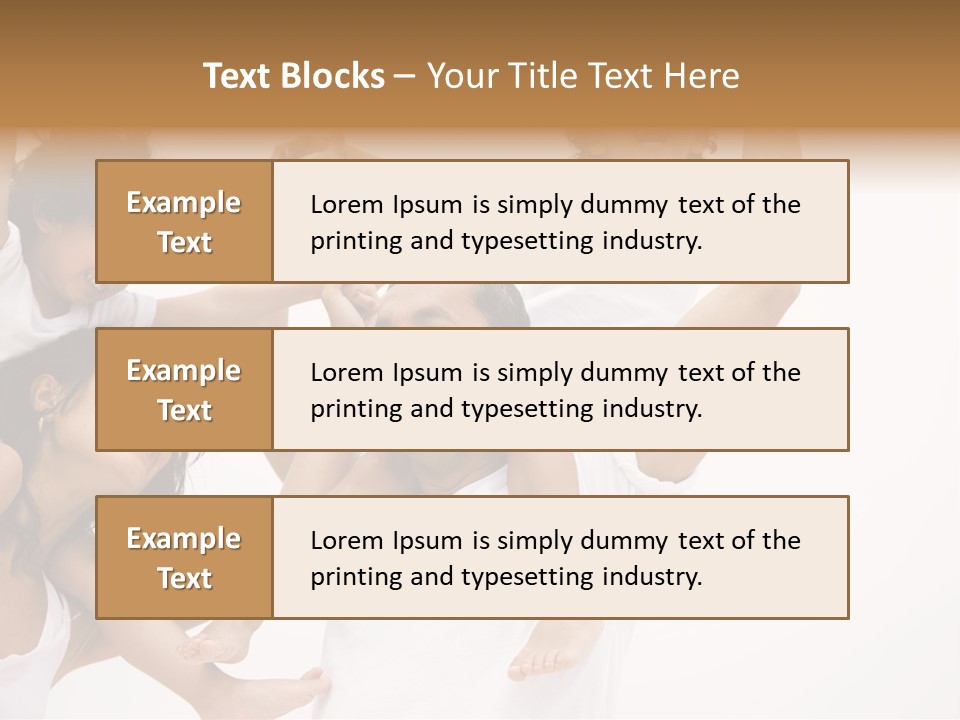 Family Lifestyle Portrait Of A Mum And Dad With Their Two Kids Having Fun PowerPoint Template