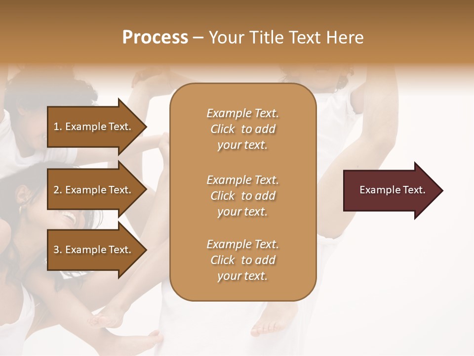Family Lifestyle Portrait Of A Mum And Dad With Their Two Kids Having Fun PowerPoint Template