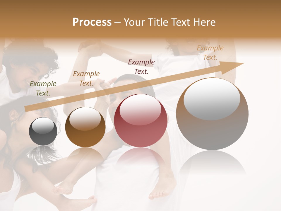 Family Lifestyle Portrait Of A Mum And Dad With Their Two Kids Having Fun PowerPoint Template