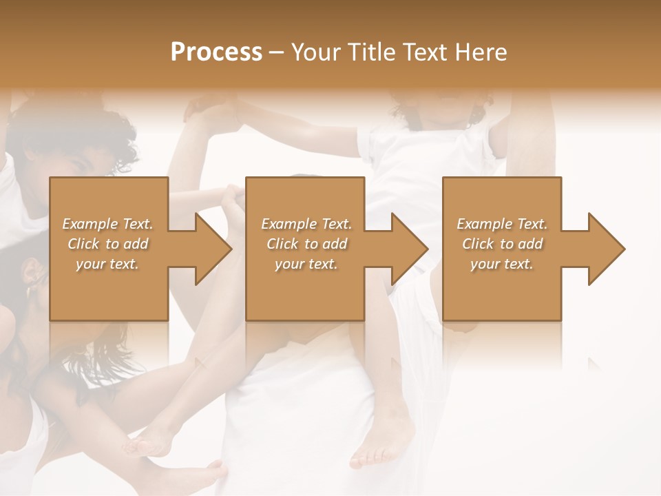 Family Lifestyle Portrait Of A Mum And Dad With Their Two Kids Having Fun PowerPoint Template