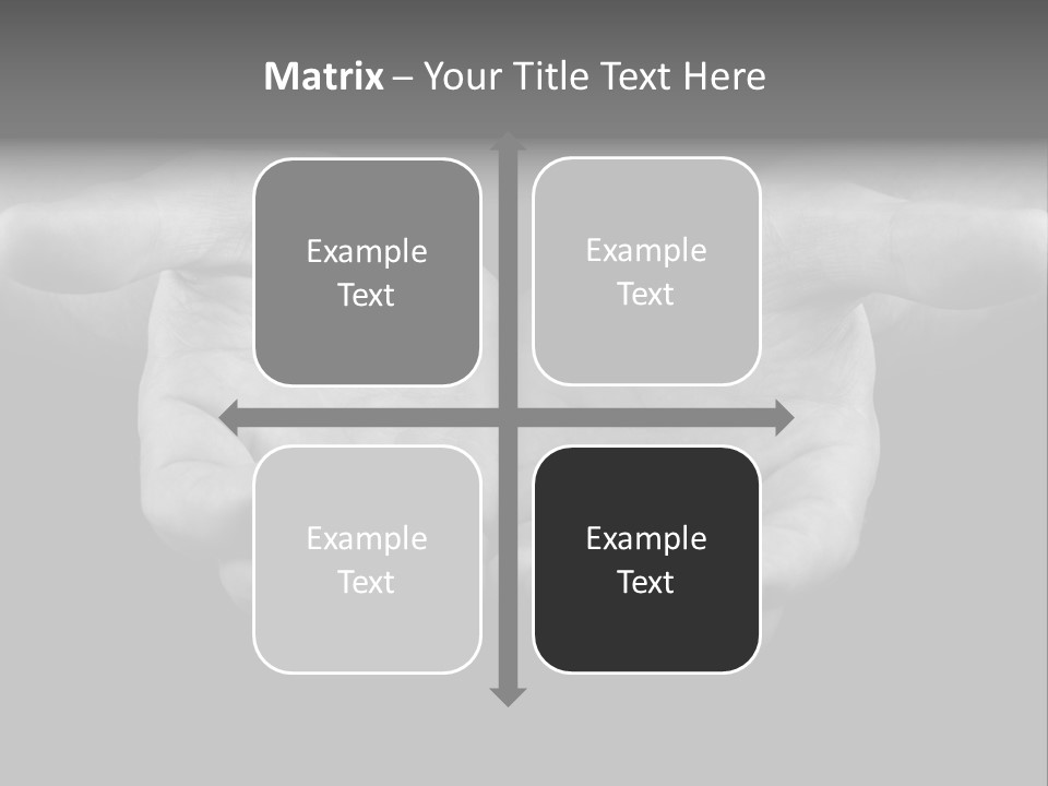 Male Outstretched Arms PowerPoint Template