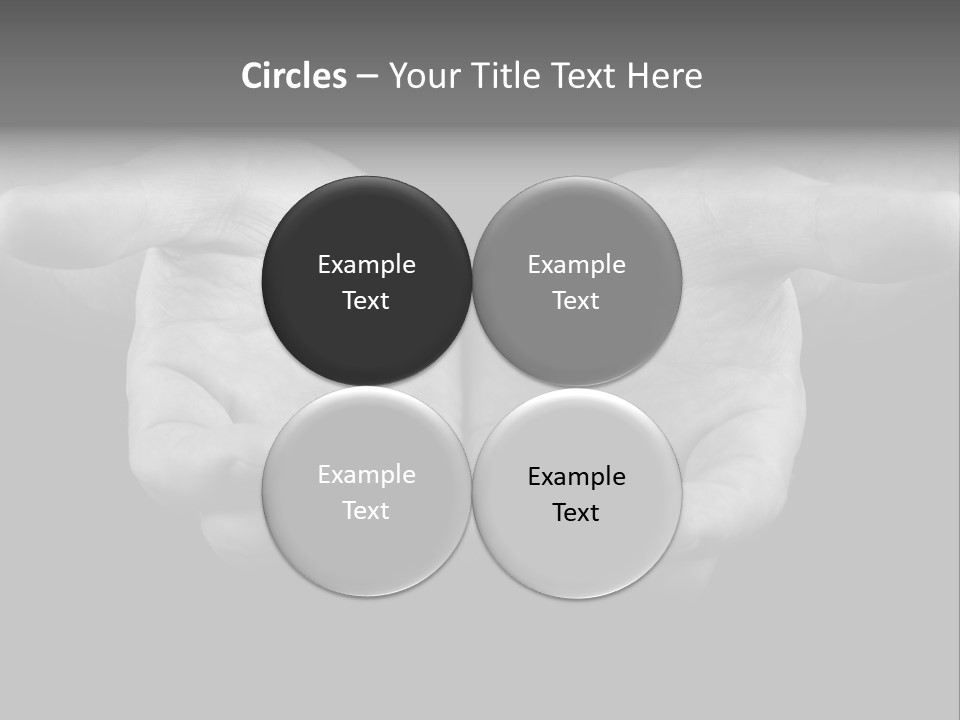 Male Outstretched Arms PowerPoint Template