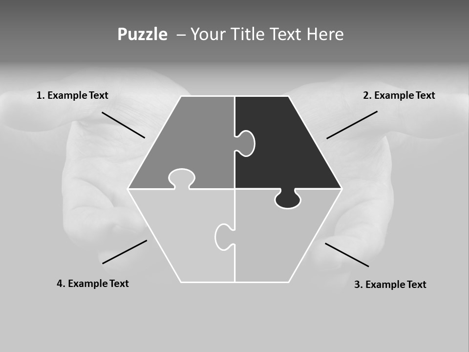 Male Outstretched Arms PowerPoint Template