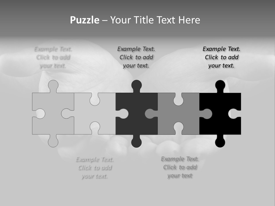 Male Outstretched Arms PowerPoint Template