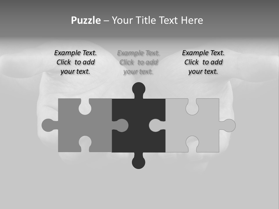 Male Outstretched Arms PowerPoint Template